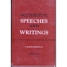 OCCASIONAL SPEECHES AND WRITINGS - S. RADHAKRISHNAN (DEL) (1992)