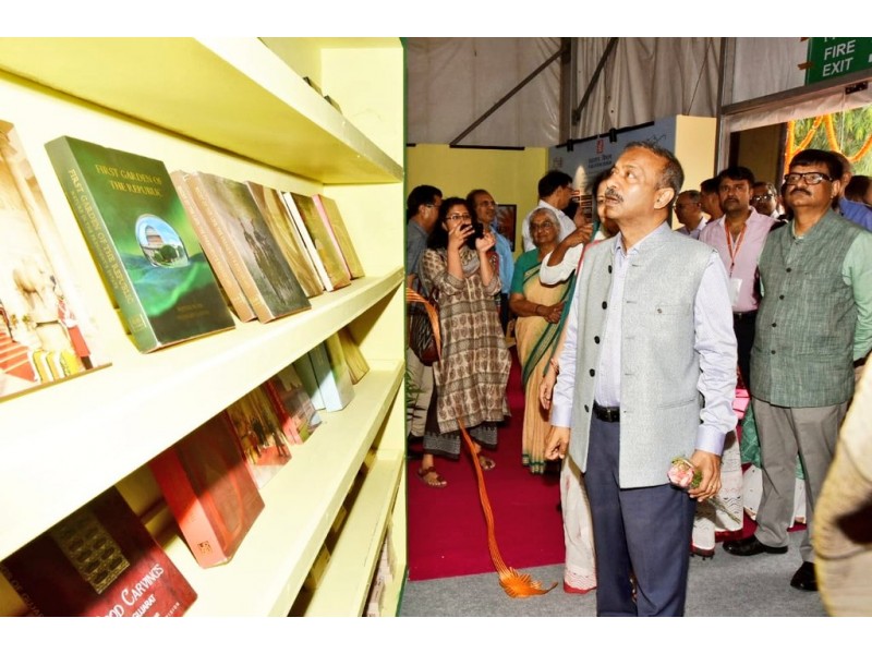 Delhi Book Fair 2019 Publications Division Hangar on theme of Gandhi150 inaugurated by Secretary Ministry of IampB Shri Amit Khare and Director National Gandhi Museum Shri A Annamalai