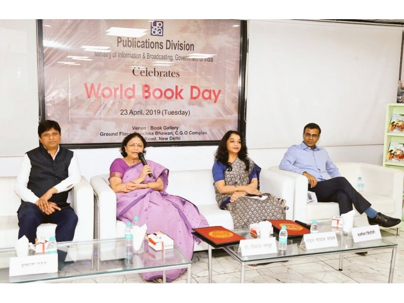 On the occasion of World Book Day 2019 Publications Division held a discussion on the topic Future trends of publishing in India with Shri Vikrant Mathur Director Nielsen Bookscan India