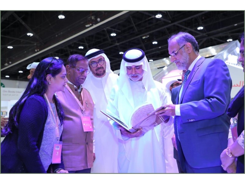 Indian Ambassador to UAE Shri Navdeep Suri presented Publications Divisions book A Work of Beauty The Architecture and Landscape of Rashtrapati Bhawannbsp to UAE Minister of Tolerance Sheikh Nahayan Bin Mubarak Al Nahayannbsp