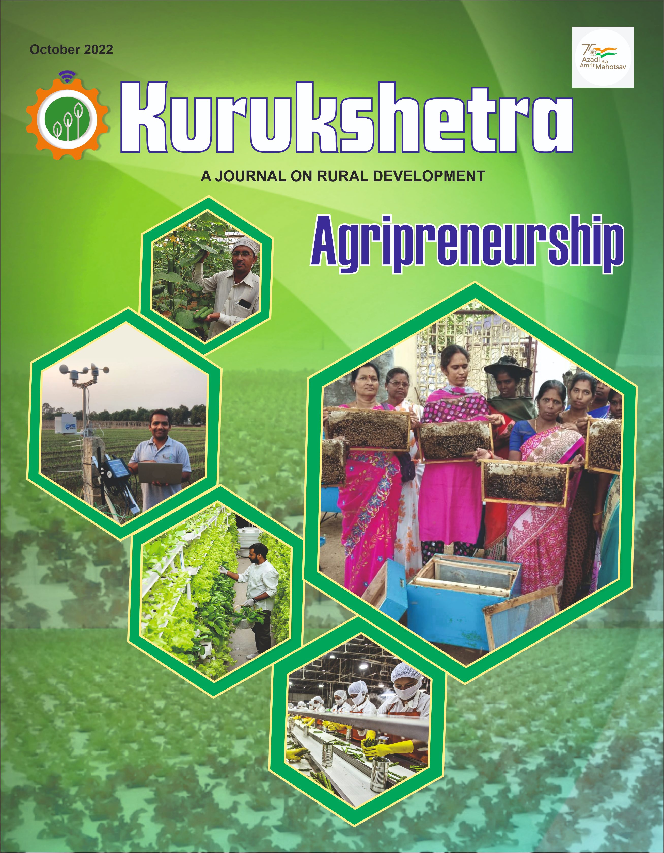 Kurukshetra Magazine English Cover img October 2022